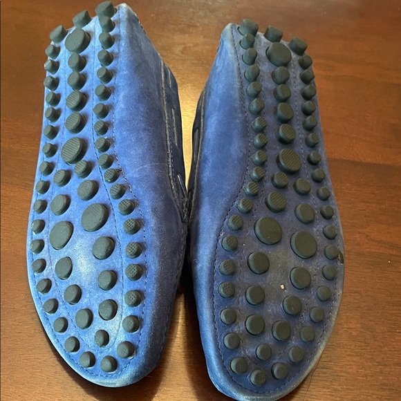 Mercanti Fiorentini Blue Suede driving Loafers. Super comfy size 7.5. - Picture 6 of 7